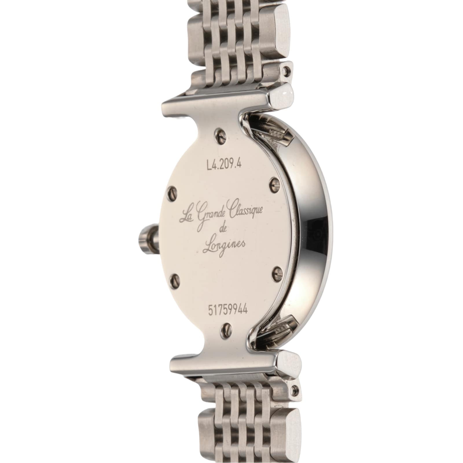  Shop Authentic Longines La Grande Classique Diamonds White Dial Silver Steel Strap Watch for Women - L4.209.4.87.6 - Luxxuri