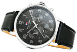  Shop Authentic Tommy Hilfiger Daniel Black Dial Black Leather Strap Watch for Men - 1710381 - Luxxuri
