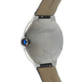  Shop Authentic Cartier Ballon Bleu de Cartier Silver Dial Black Leather Strap Watch for Men - WSBB0026 - Luxxuri