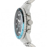  Shop Authentic Fossil FB-01 Chronograph Black Dial Silver Steel Strap Watch for Men - FS5827 - Luxxuri