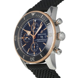  Shop Authentic Breitling Superocean Heritage Chronograph 44 Black Dial Black Mesh Bracelet Watch for Men - U13313121B1S1 - Luxxuri