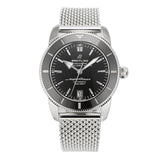  Shop Authentic Breitling Superocean Heritage B20 Automatic 42 Black Dial Silver Mesh Bracelet Watch for Men - AB2010121B1A1 - Luxxuri