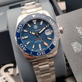  Shop Authentic Tag Heuer Aquaracer Blue Dial Watch for Men - WAY211C.BA0928 - Luxxuri