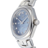  Shop Authentic Tag Heuer Link Quartz Diamonds Blue Mother of Pearl Dial Silver Steel Strap Watch for Women - WBC1313.BA0600 - Luxxuri