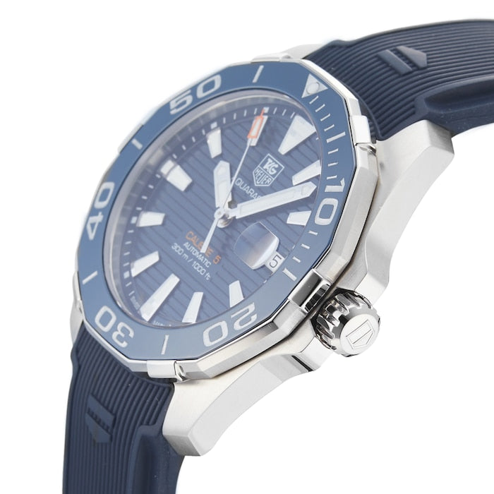  Shop Authentic Tag Heuer Aquaracer Blue Dial Watch for Men -  WAY211C.FT6155 - Luxxuri