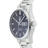  Shop Authentic Tag Heuer Carrera Calibre 5 Automatic Black Dial Silver Steel Strap Watch for Men - WAR201A.BA0723 - Luxxuri