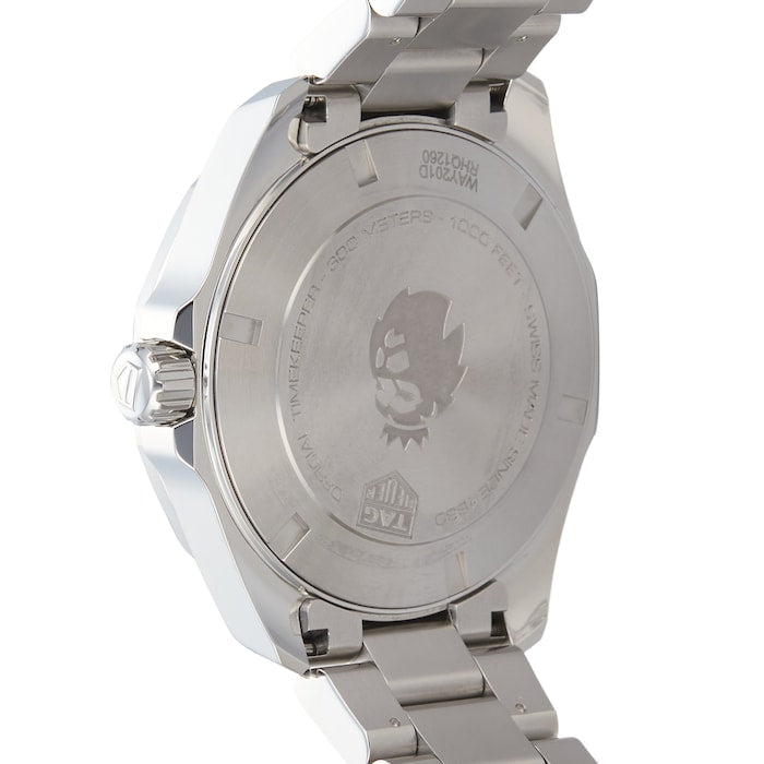  Shop Authentic Tag Heuer Aquaracer Calibre 5 Premiere League Edition Black Dial Silver Stainless Steel Watch for Men - WAY201D.BA0927 - Luxxuri