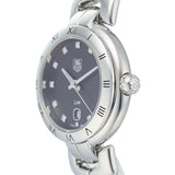  Shop Authentic Tag Heuer Link Quartz Diamonds Black Dial Silver Steel Strap Watch for Women - WAT1410.BA0954 - Luxxuri