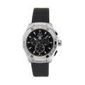  Shop Authentic Tag Heuer Aquaracer Chronograph Black Dial Black Rubber Strap Watch for Men - CAY1110.FT6041 - Luxxuri