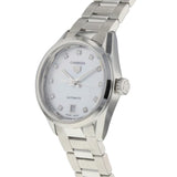  Shop Authentic Tag Heuer Carrera Diamonds Mother of Pearl Dial Silver Steel Strap Watch for Women - WBN2412.BA0621 - Luxxuri