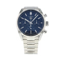  Shop Authentic Tag Heuer Carrera Chronograph Blue Dial Silver Steel Strap Watch for Men - CBN2011.BA0642 - Luxxuri