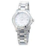  Shop Authentic Tag Heuer Aquaracer White Mother of Pearl Dial Watch for Women - WBD1314.BA0740 - Luxxuri