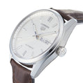  Shop Authentic Tag Heuer Carrera Day Date Silver Dial Brown Leather Strap Watch for Men - WBN2011.FC6484 - Luxxuri