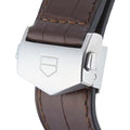  Shop Authentic Tag Heuer Carrera Day Date Silver Dial Brown Leather Strap Watch for Men - WBN2011.FC6484 - Luxxuri