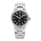  Shop Authentic Tag Heuer Link Quartz Black Dial Silver Steel Strap Watch for Women - WBC2110.BA0603 - Luxxuri