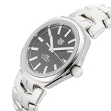  Shop Authentic Tag Heuer Link Quartz Black Dial Silver Steel Strap Watch for Women - WBC2110.BA0603 - Luxxuri
