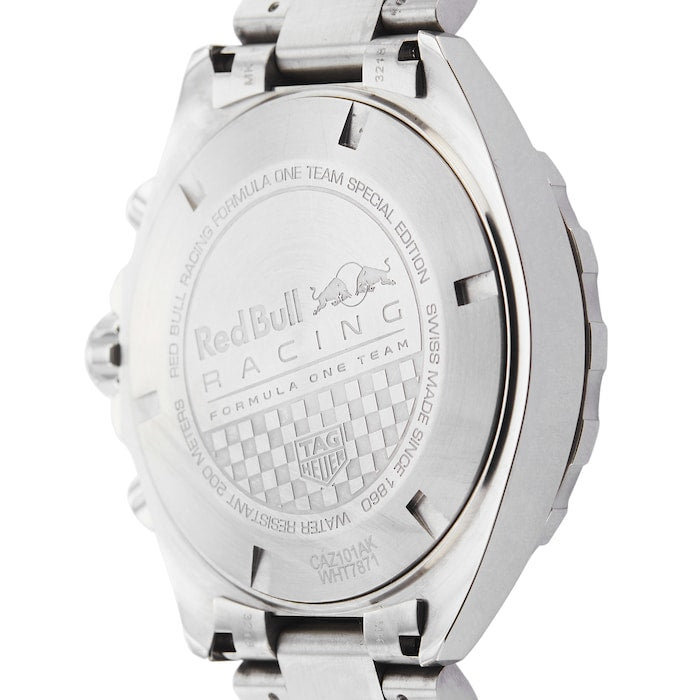  Shop Authentic Tag Heuer Formula 1 Red Bull Racing Chronograph Blue Dial Silver Steel Strap Watch for Men - CAZ101AK.BA0842 - Luxxuri