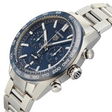  Shop Authentic Tag Heuer Carrera Chronograph Blue Dial Silver Steel Strap Watch for Men - CBN2A1A.BA0643 - Luxxuri