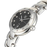  Shop Authentic Tag Heuer Link Quartz Diamonds Black Dial Silver Steel Strap Watch for Women - WAT1410.BA0954 - Luxxuri