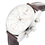  Shop Authentic Tag Heuer Carrera Chronograph White Dial Brown Leather Strap Watch for Men - CBN2013.FC6483 - Luxxuri