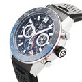 Shop Authentic Tag Heuer Carrera Automatic Chronograph Steel & Ceramic Black Dial Black Rubber Strap Watch for Men - CBG2A1Z.FT6157 - Luxxuri