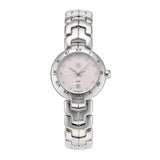  Shop Authentic Tag Heuer Link Diamonds Pink Dial Silver Steel Strap Watch for Women - WAT1415.BA0954 - Luxxuri