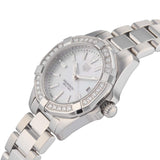  Shop Authentic Tag Heuer Aquaracer Diamonds Mother of Pearl White Dial Silver Steel Strap Watch for Women - WBD1413.BA0741 - Luxxuri