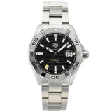  Shop Authentic Tag Heuer Aquaracer Automatic Caliber 5 Black Dial Silver Steel Strap Watch for Men - WBD2110.BA0928 - Luxxuri