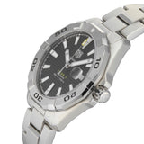 Shop Authentic Tag Heuer Aquaracer Automatic Caliber 5 Black Dial Silver Steel Strap Watch for Men - WBD2110.BA0928 - Luxxuri
