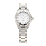  Shop Authentic Tag Heuer Aquaracer Diamonds Mother of Pearl Dial Silver Steel Strap Watch for Women - WBD1414.BA0741 - Luxxuri