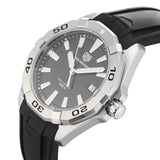  Shop Authentic Tag Heuer Aquaracer Quartz Black Dial Black Rubber Strap Watch for Men -  WBD1110.FT8021 - Luxxuri