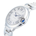  Shop Authentic Cartier Ballon Bleu De Cartier Silver Dial Silver Steel Strap Watch for Women - WSBB0044 - Luxxuri
