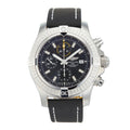  Shop Authentic Breitling Avenger Chronograph 45mm Black Dial Black Leather Strap Watch for Men - A13317101B1X1 - Luxxuri
