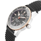  Shop Authentic Breitling Superocean Heritage II B20 42mm Black Dial Black Mesh Bracelet Mens Watch - UB2010121B1S1 - Luxxuri