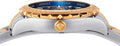  Shop Authentic Versace Hellenyium Blue Dial Two Tone Steel Strap Watch for Women - V12060017 - Luxxuri
