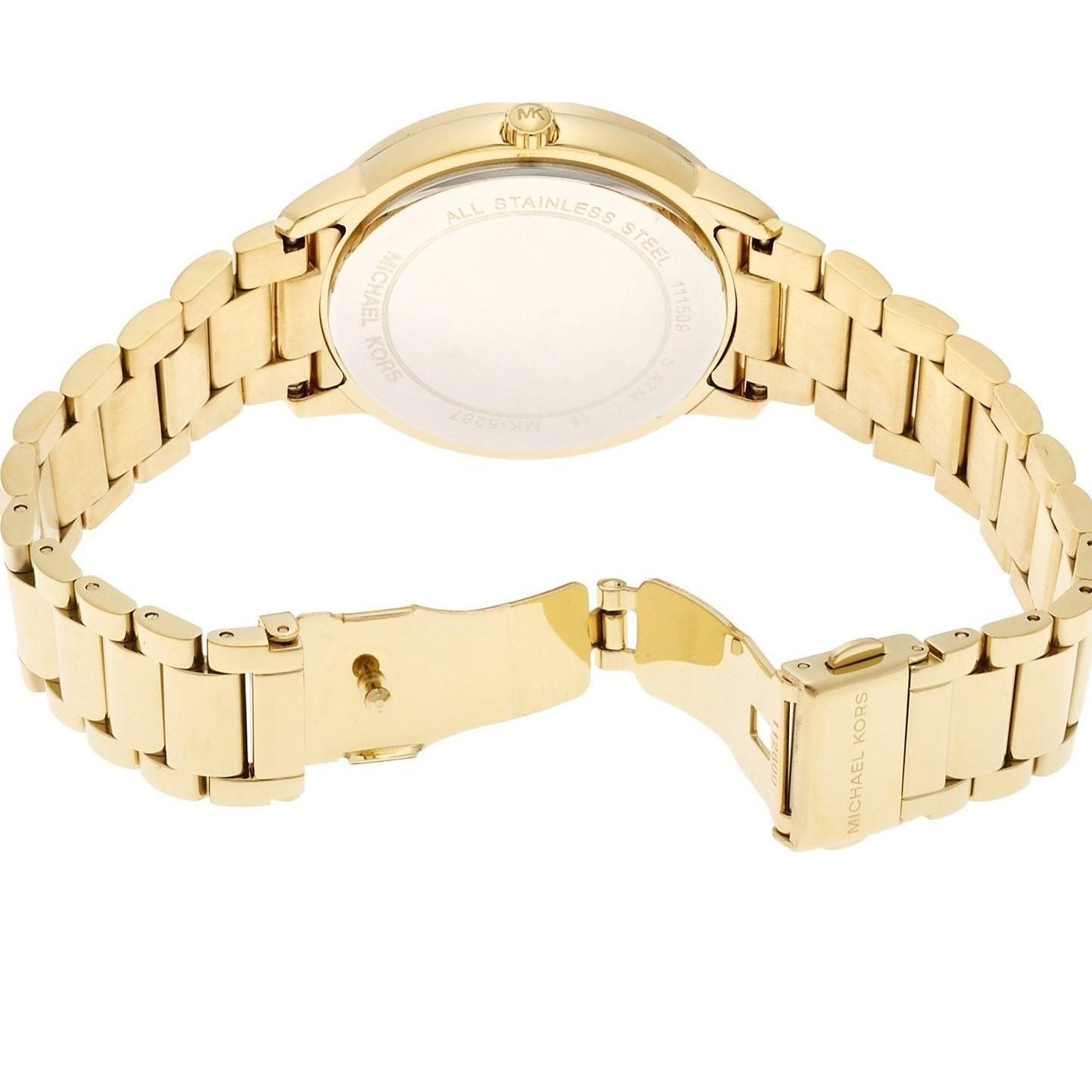  Shop Authentic Michael Kors Madelyn Quartz Gold Dial Gold Steel Strap Watch For Women - MK6287 - Luxxuri