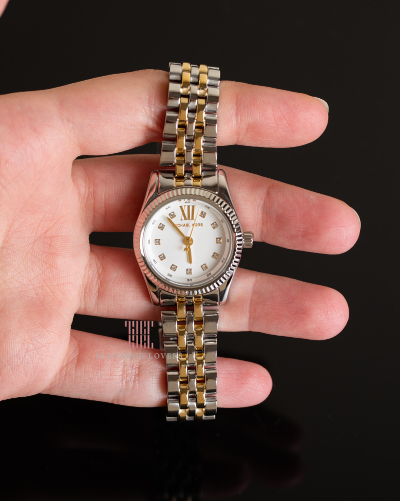  Shop Authentic Michael Kors Lexington Analog Silver Dial Two Tone Steel Strap Watch for Women - MK4740 - Luxxuri