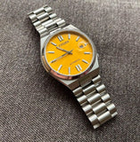  Shop Authentic Citizen Tsuyosa Automatic Yellow Dial Silver Steel Strap Watch for Men - NJ0150-81Z - Luxxuri