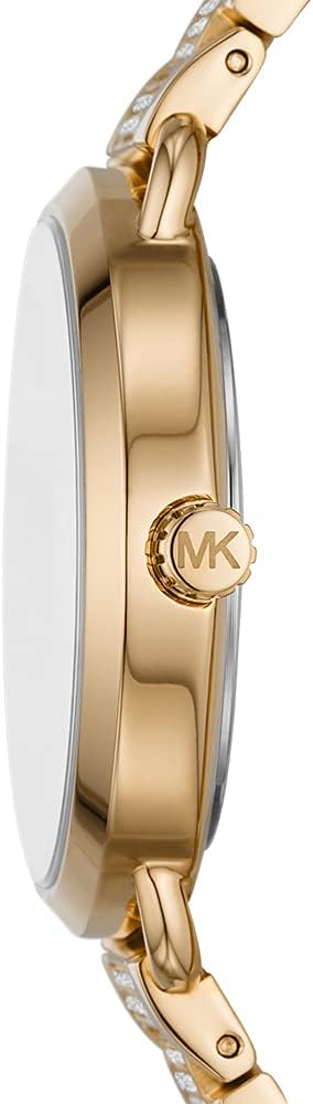  Shop Authentic Michael Kors Portia Three-Hand Crystals Gold Dial Gold Steel Strap Watch for Women - MK4602 - Luxxuri