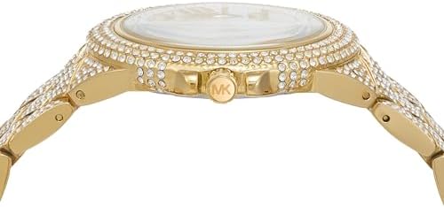  Shop Authentic Michael Kors Camille Three-Hand Crystals White Dial Gold Steel Strap Watch for Women - MK4800 - Luxxuri