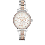  Shop Authentic Michael Kors Sofie Chronograph White Dial Two Tone Steel Strap Watch For Women - MK4353 - Luxxuri