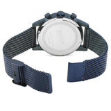 Shop Authentic Hugo Boss Navigator Chronograph Blue Dial Blue Mesh Bracelet Watch for Men - 1513538 - Luxxuri