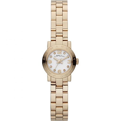  Shop Authentic Marc Jacobs Amy Dinky White Dial Gold Steel Strap Watch for Women - MBM3226 - Luxxuri