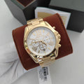  Shop Authentic Michael Kors Bradshaw Chronograph White Dial Gold Steel Strap Watch For Women - MK6266 - Luxxuri