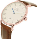  Shop Authentic Daniel Wellington Dapper St Mawes White Dial Brown Leather Strap Watch For Men - DW00100083 - Luxxuri