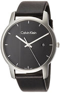  Shop Authentic Calvin Klein City Quartz Black Dial Black Leather Strap Watch for Men - K2G2G1C1 - Luxxuri