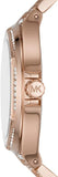  Shop Authentic Michael Kors Lennox Three Hand Crystals Rose Gold Dial Rose Gold Steel Strap Watch For Women - MK6992 - Luxxuri