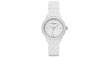  Shop Authentic Emporio Armani Ceramic White Dial White Ceramic Bracelet Watch For Women - AR1477 - Luxxuri