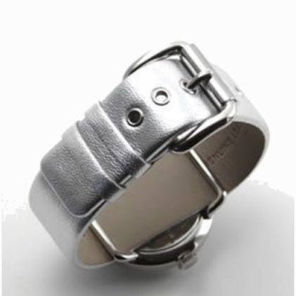  Shop Authentic Marc Jacobs Amy Silver Dial Silver Leather Strap Watch for Women - MBM8626 - Luxxuri