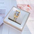  Shop Authentic Gucci G-Frame Floral Mother of Pearl Dial White Leather Strap Watch For Women - YA147407 - Luxxuri